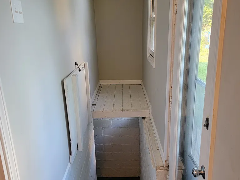 Interior stairs to basement