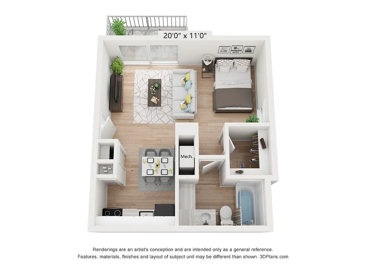 Floor plan Studio