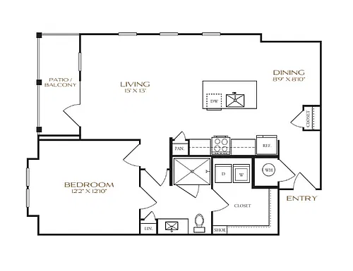 Floor plan A22