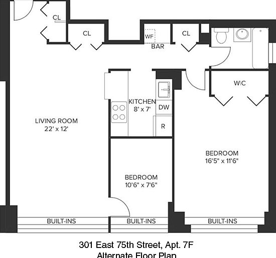 2nd image of 301 E 75th St APT 7F