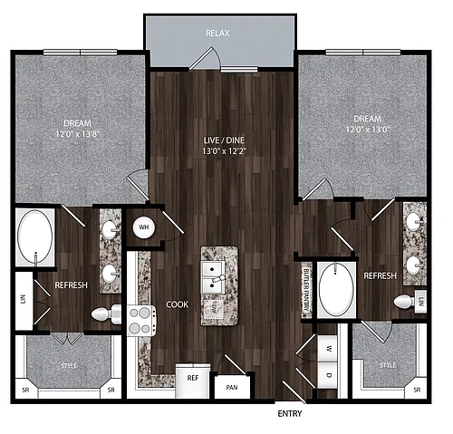 Floor plan B1