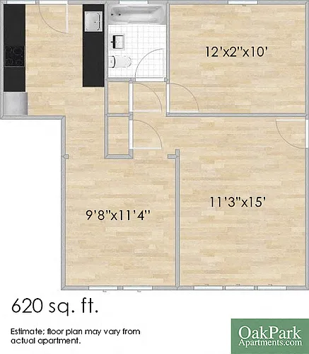 Floor plan 532 Des Plaines E