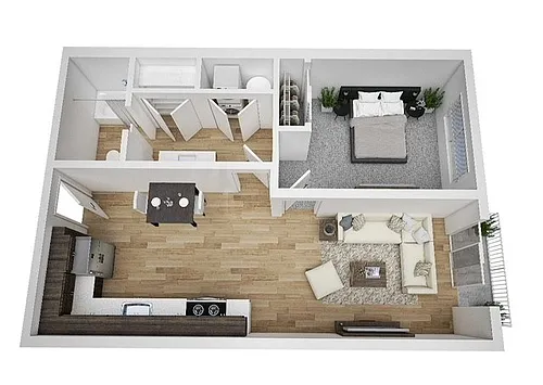 Floor plan 1X1