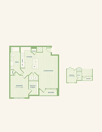 Floor plan The Mamie (A2)