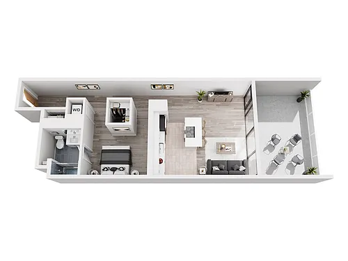 Floor plan C1 - 1103 1105