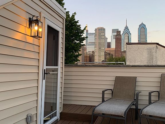 View of center city from roof