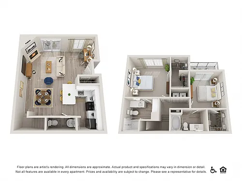Floor plan Townhome 2