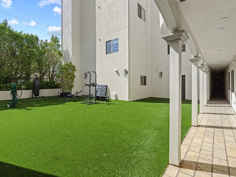 Grassy Courtyard of Sweetzer on Third