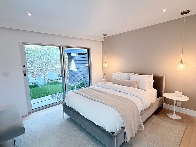 Bedroom with ensuite bathroom
