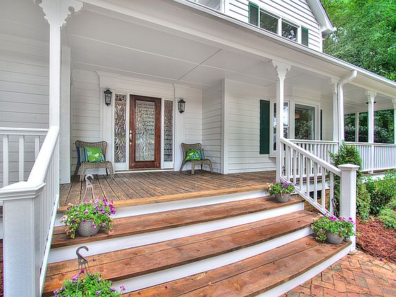 Wrap-around covered porch