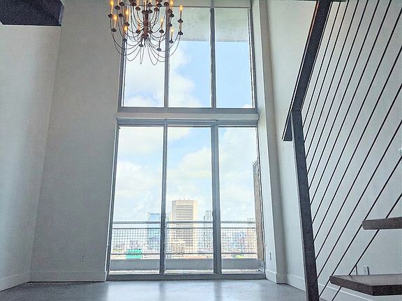View from the kitchen into the living area