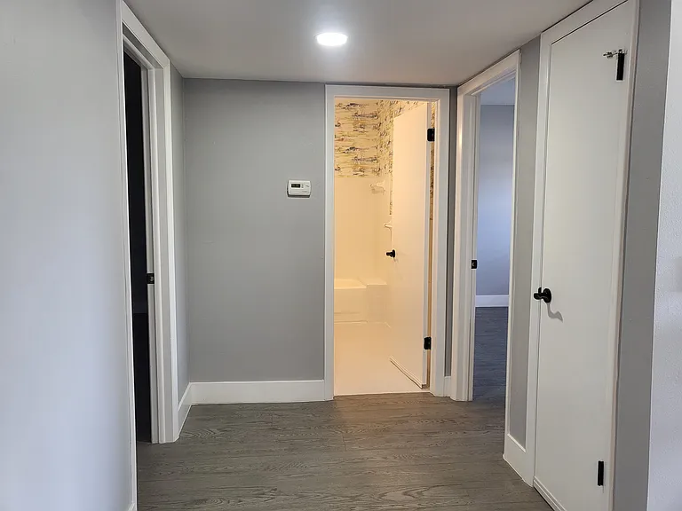 Hallway to master and guest bedroom as well as the guest bathroom