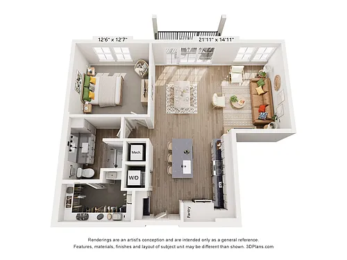 Floor plan The Livery