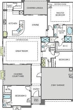 Woodside Homes - Brandale Plan - Lot 55