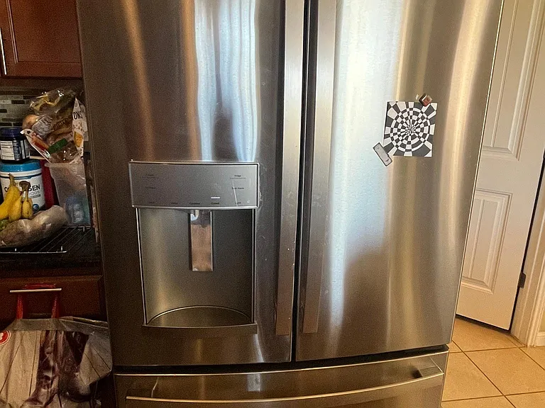 Brand new French-door refrigerator