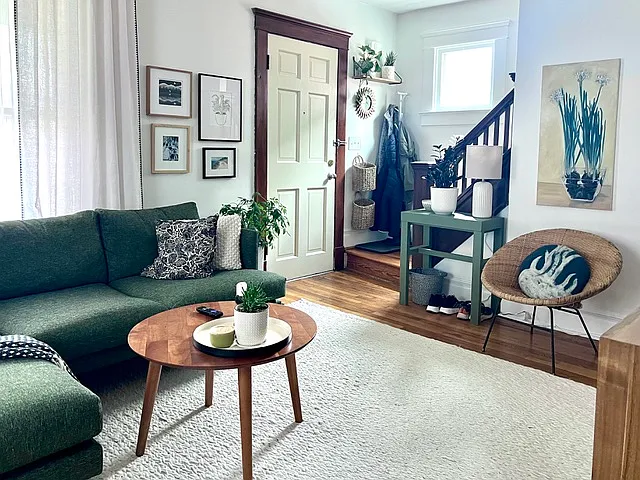 living room as currently furnished