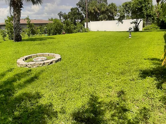 View of Back yard from the side