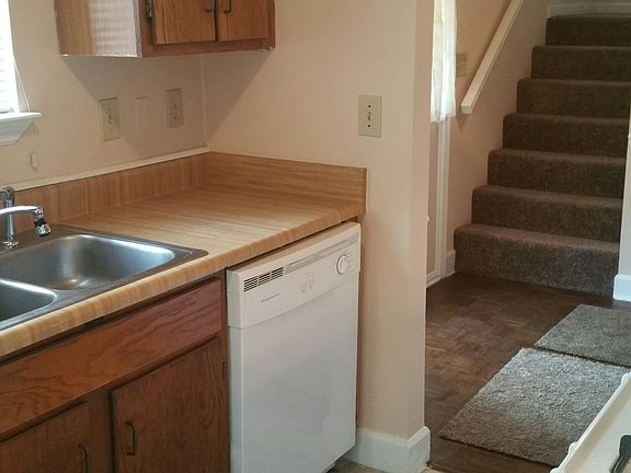 Kitchen w/view of stairs to 2nd floor