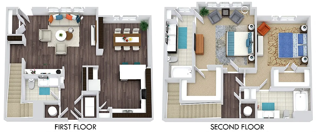 Floor plan Sweetwater with Reserved Parking