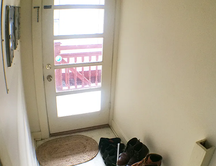 Rear entry/mud room