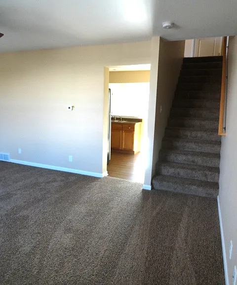 Living Room to kitchen and upstairs