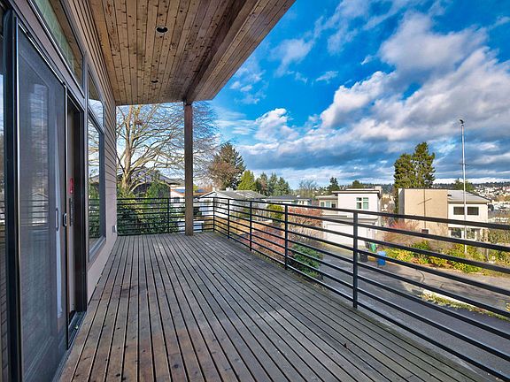 Private deck with NW views
