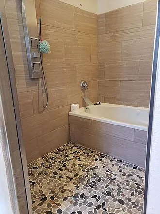 Master Shower and Bath