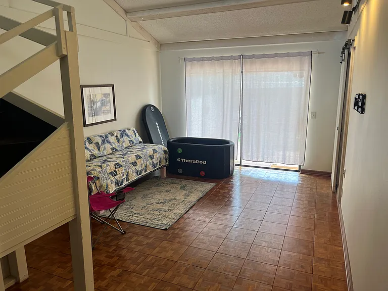 Living Room which opens onto patio and backyard