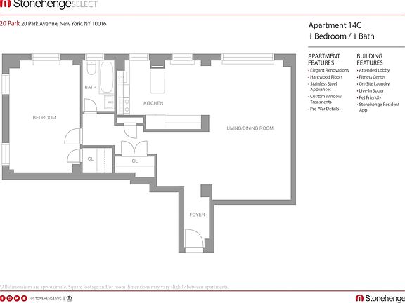 2nd image of 20 Park Ave APT 14C