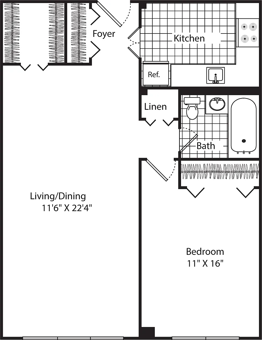 Floor plan The Seville
