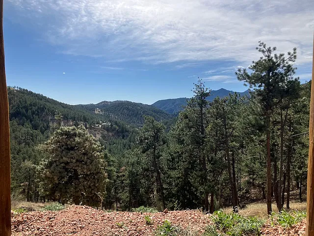 Your view from the patio chairs