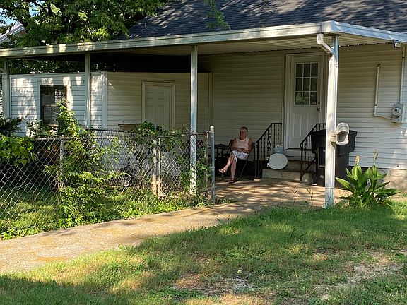 Covered back porch