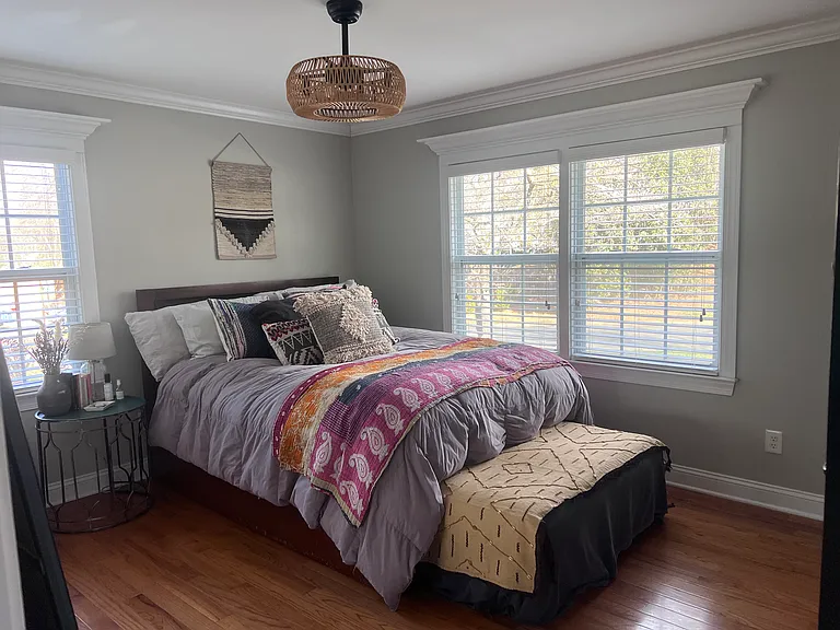 Bedroom with full bath attached.