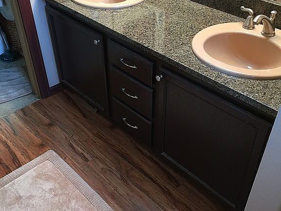 Master bath double sinks
