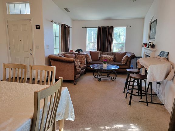 Spacious formal sitting and dining area