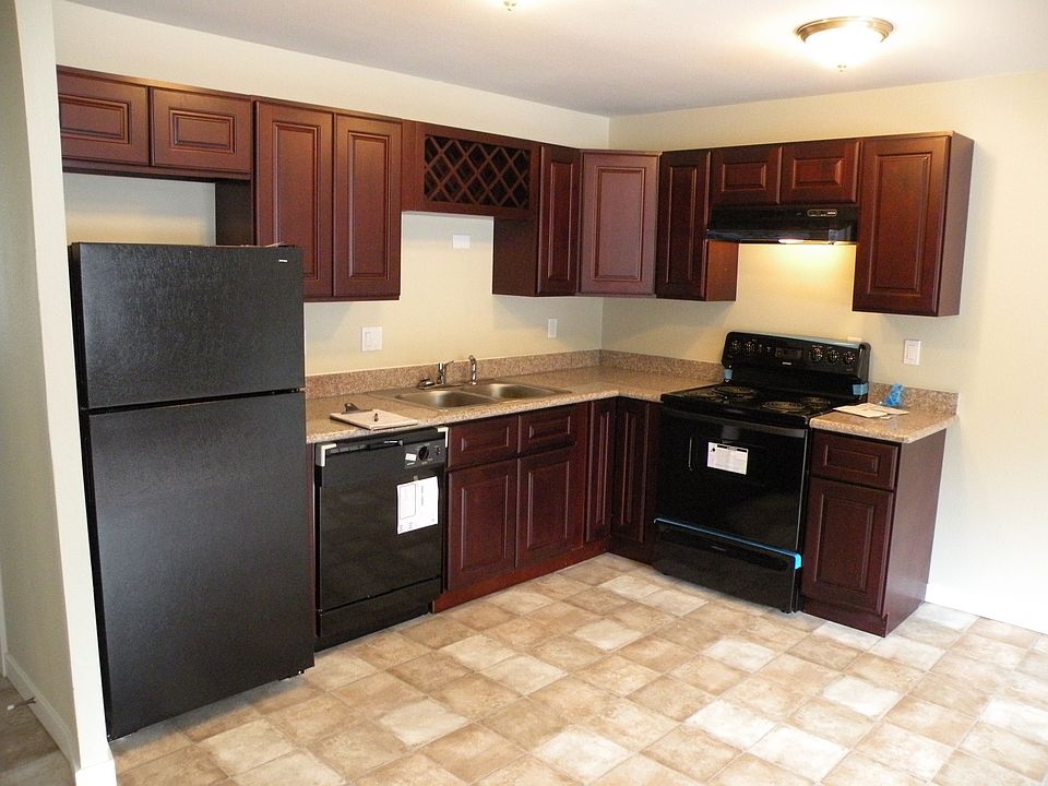 Open kitchen with all new cabinets, floor ect.