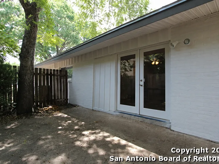rear patio view