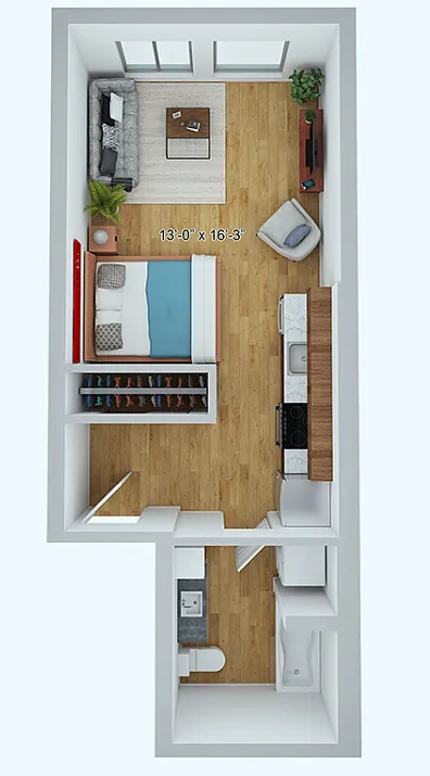 Floor plan Dedication