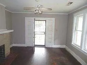 living room - front door view