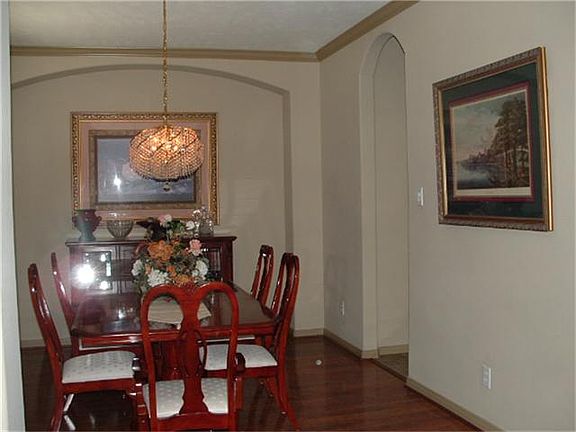 Another view of the formal dining room