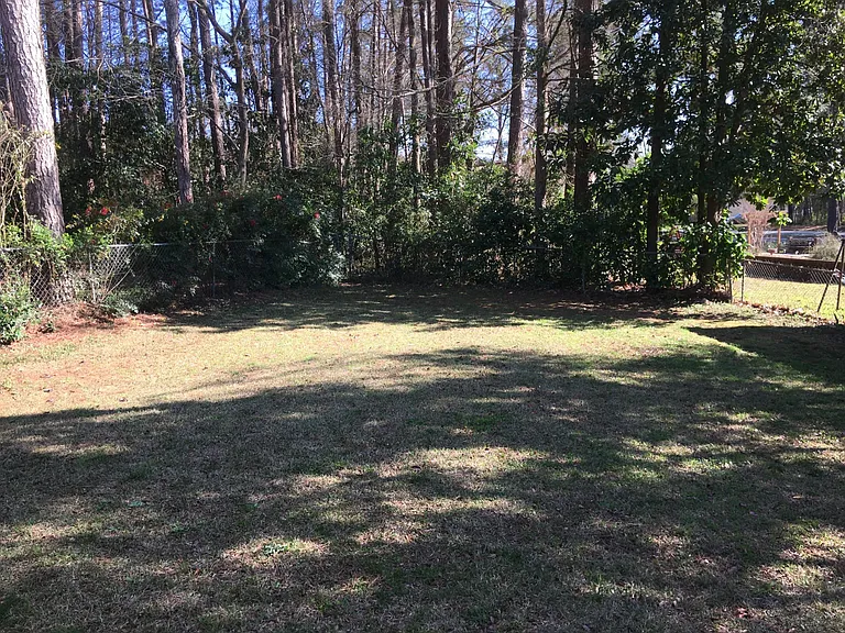 Private backyard