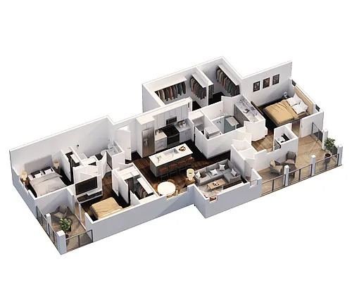 Floor plan C1a
