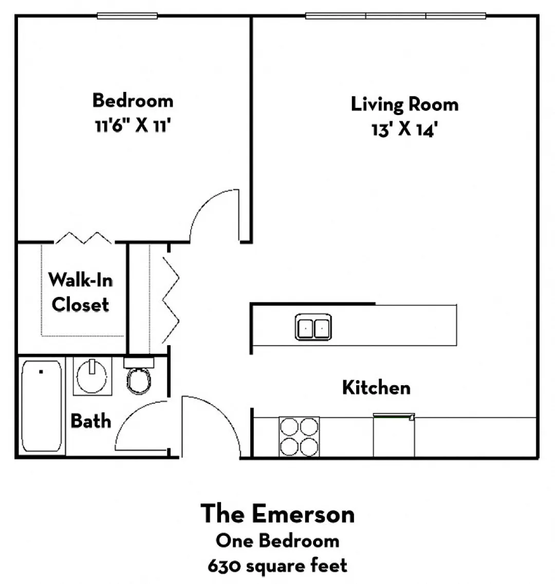 Floor plan The Emerson