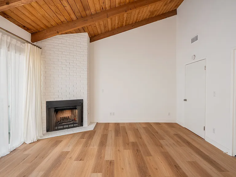Primary bedroom, with fireplace