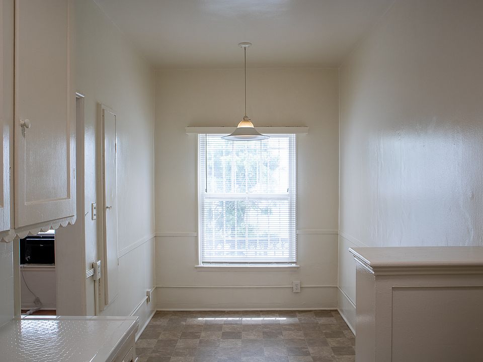 View of the dining area from the kitchen