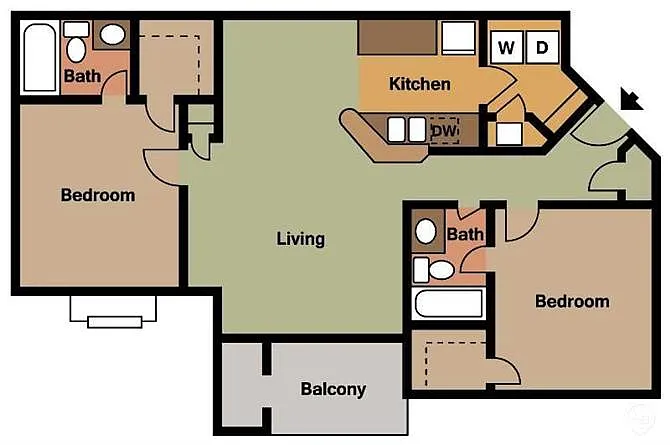 Floor plan Kingsboro