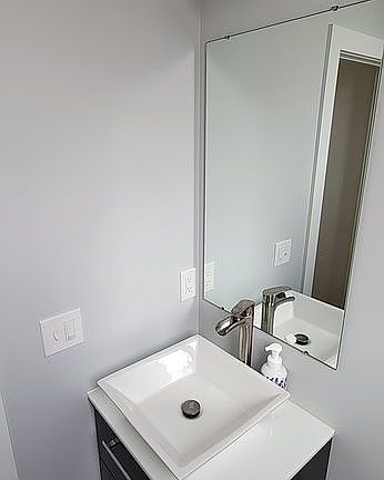 Half bath custom vanity