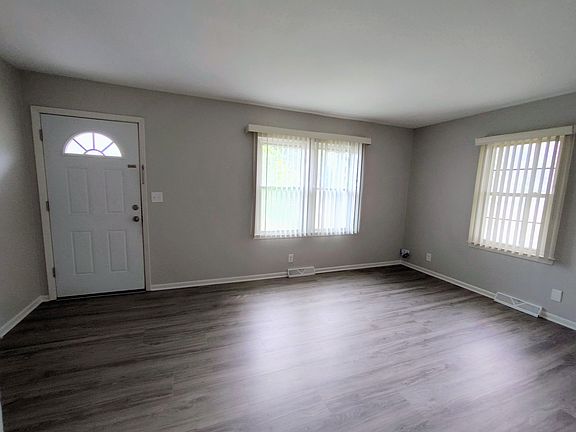 Front entry into living room