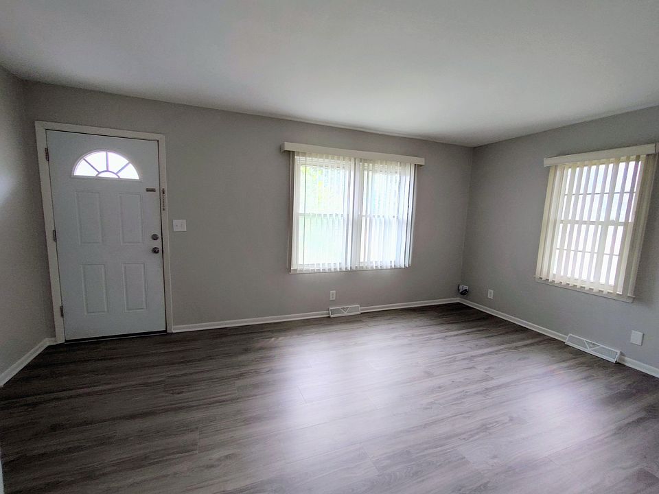 Front entry into living room