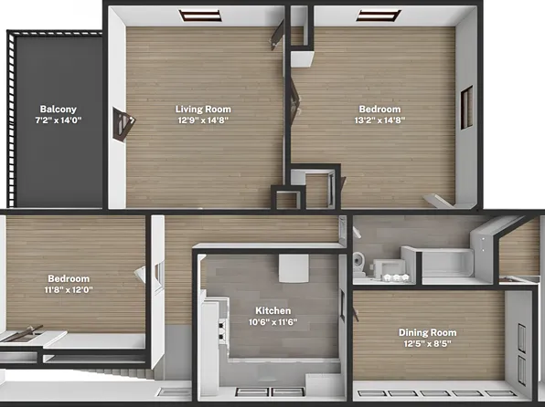 810 N 15th St APT C, Lafayette, IN 47904
